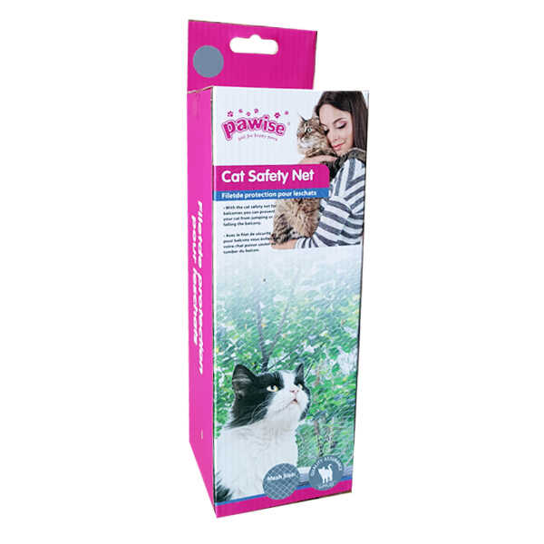 Pawise Balkon Kedi Koruma Şeffaf Ağ 6x3 Metre Kedi Aksesuarları PAWISE
