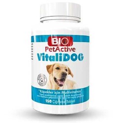 Pet Active Vitalidog Köpekler İçin Multivitamin Tablet 150 Adet