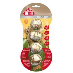 8 in 1 Delights Bones Köpekler İçin Çiğneme Topu Small 4 Adet