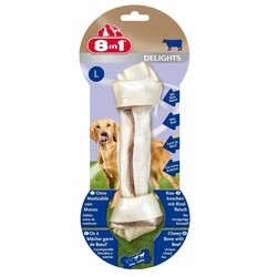 8 in 1 Delights Bones Biftekli Köpekler İçin Ağız Bakım Kemiği Large