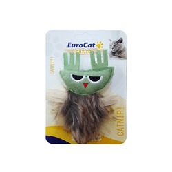 EuroCat Kedi Oyuncağı Yeşil Sincap 11 cm