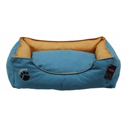 Lepus Soft Plus Köpek Yatağı Mavi X Large