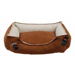 Lepus Soft Plus Köpek Yatağı Kahverengi X Large