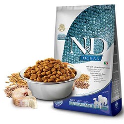 N&D Ocean Düşük Tahıllı Medium Maxı Balik ve Portakalli Köpek Mamasi 2.5 Kg