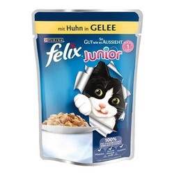 Felix Tavuk Etli Yavru Kedi Yaş Maması 100 Gr