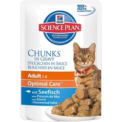 Hills Balıklı Yetişkin Kedi Pouch Konserve 85 Gr