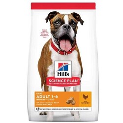 Hills Light Orta Irk Tavuklu Diyet Köpek Maması 14 Kg