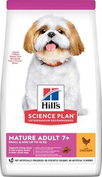 Hills Mature 7+ Mini Irk Tavuklu Yaşlı Köpek Maması 1.5 Kg