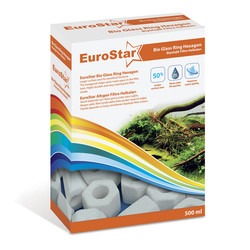 EuroStar Bio Filter Ring Hexagon 500 Ml
