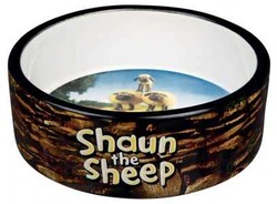 Trixie Shaun The Sheep Kedi ve Köpek Porselen Mama ve Su Kabı 0,3 Litre 12 Cm
