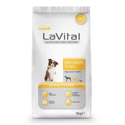 La Vital Dog Adult Medium Orta Irk Somon Balıklı Yetişkin Köpek Maması 3 Kg