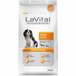 La Vital Dog Adult Mini Küçük İrk Kuzu Etli Yetişkin Köpek Mamasi 1.5 Kg