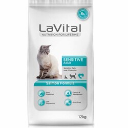 La Vital Somonlu Yetişkin Kedi Maması 12 Kg