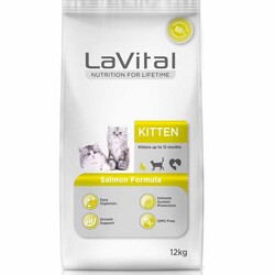 La Vital Cat Kitten Somon Balikli Yavru Kedi Mamasi 12 Kg