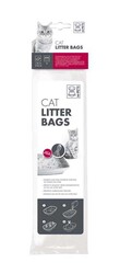 M-Pets Kedi Kum Kabı Poşeti Şeritli 5 li 45*55 Cm