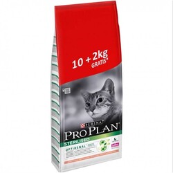 ProPlan Sterilised Somonlu Kısırlaştırılmış Kedi Maması 10+2 Kg