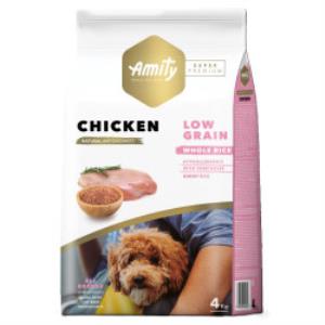 Amıty Süper Premium Low Düşük Tahıllı Tavuklu Yavru Köpek Maması 4 Kg