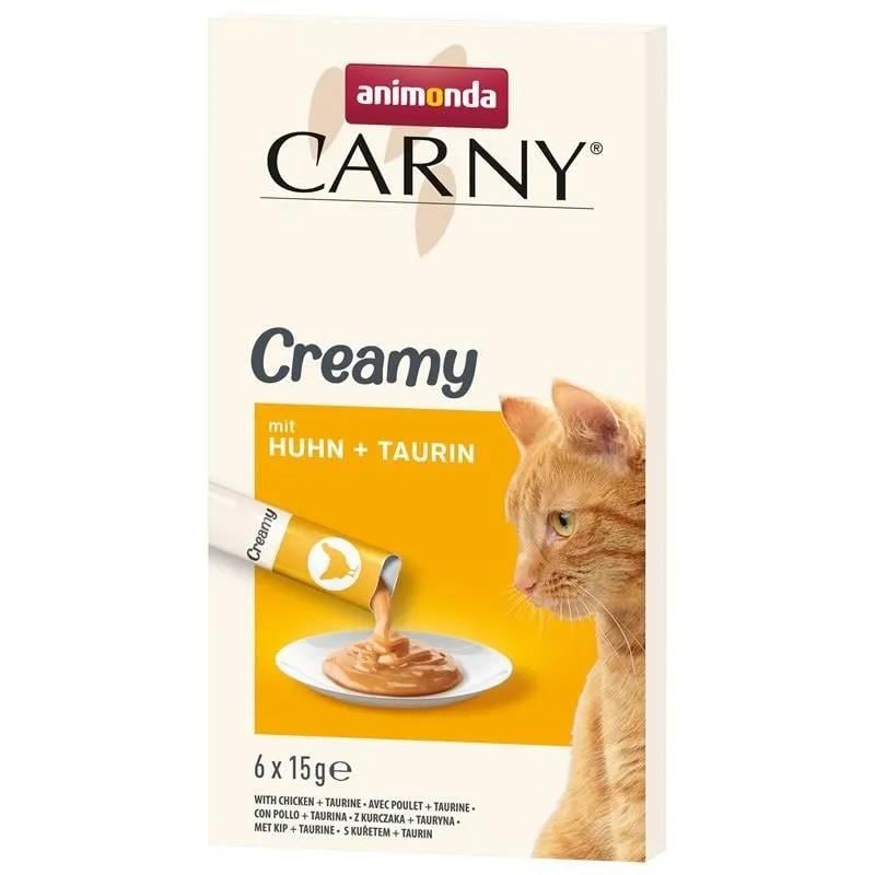 Animonda Snack Carny Tavuk & Taurin Kedi Kreması 6x15 Gr