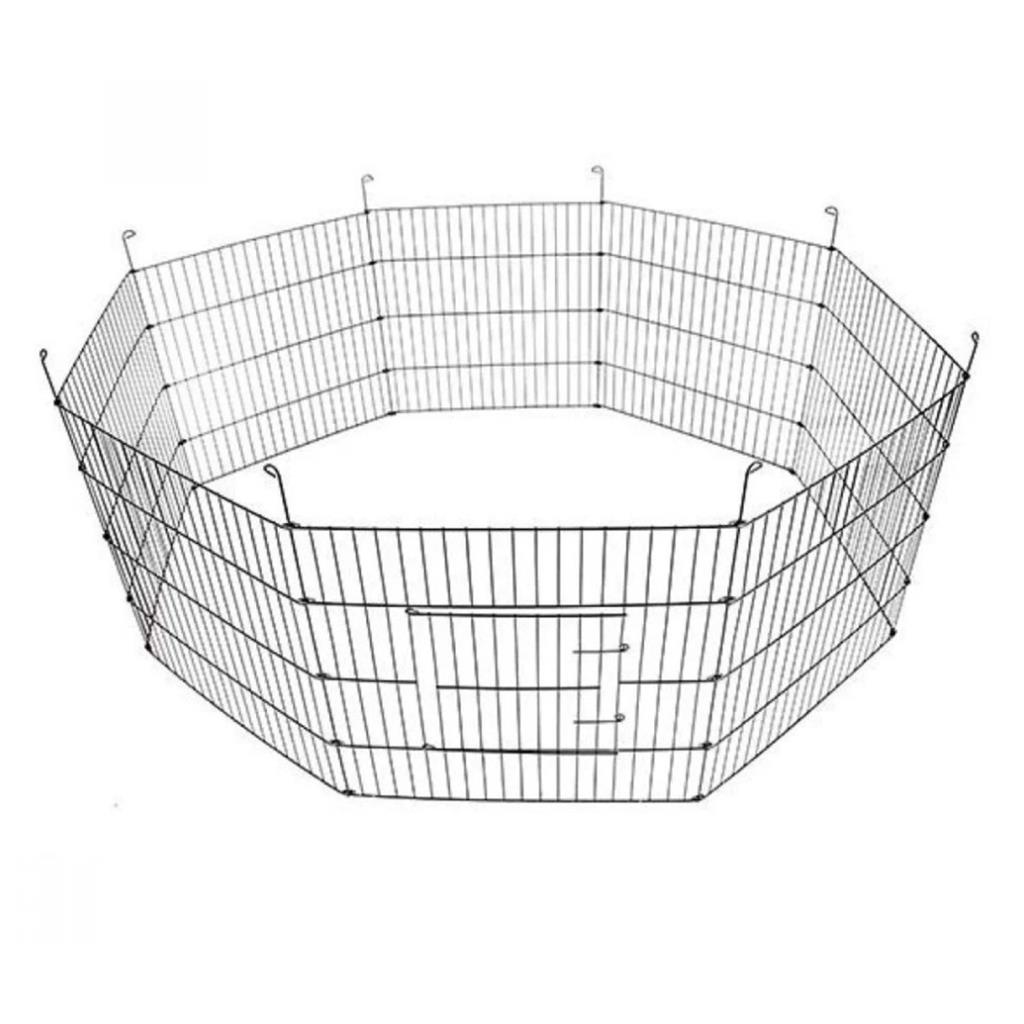 Aqua Boutique Metal Kedi Köpek Çiti Siyah 61X61 Cm