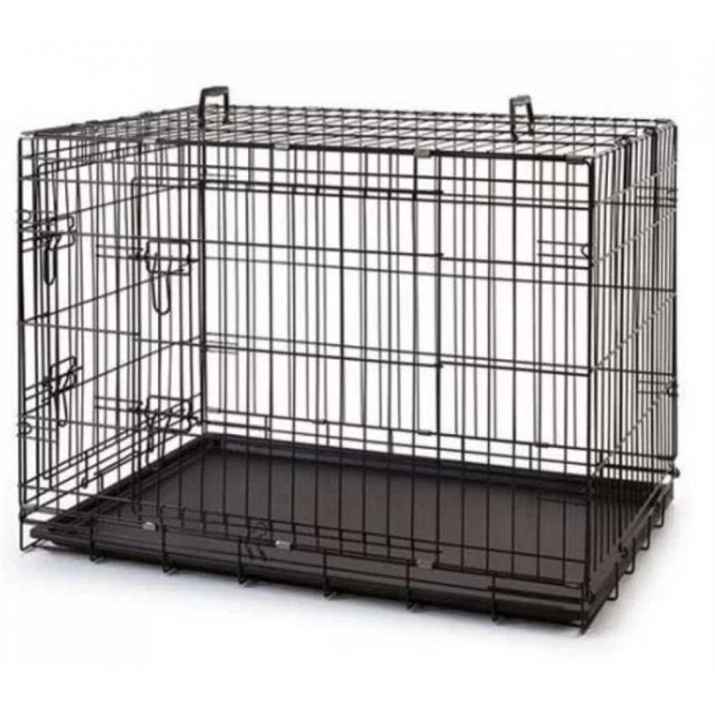 Aqua Boutique Metal Kedi Köpek Kafesi Siyah 101X71X78 Cm