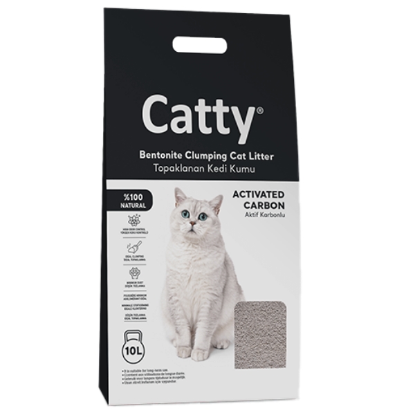 Catty Aktif Karbonlu Kedi Kumu 10 Lt