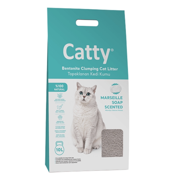 Catty Marsilya Sabun Kokulu Kedi Kumu 5 Lt