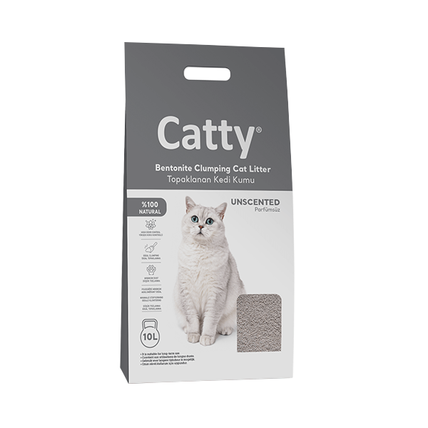 Catty Parfümsüz Kedi Kumu 10 Lt