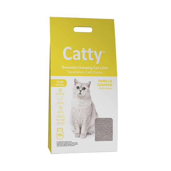 Catty Vanilyalı Kokulu Kedi Kumu 10 Lt