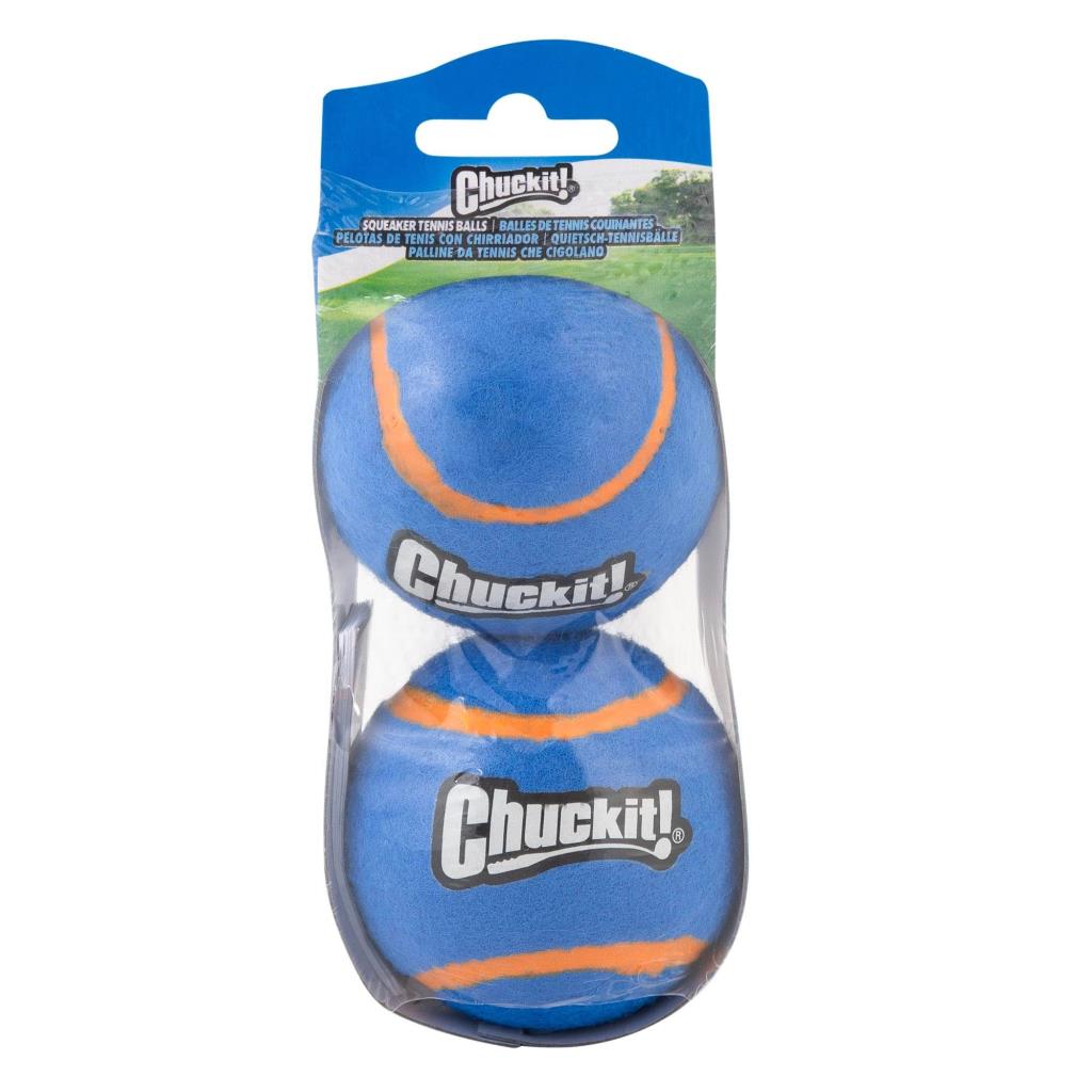 Chuckit! Sesli 2'li Tenis Köpek Oyun Topu Orta Boy 6x6 Cm