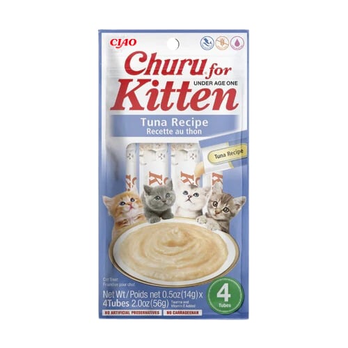 Cıau Churu Yavru Kediler İçin Tuna Balıklı Krema Ödül Maması 4X14 Gr