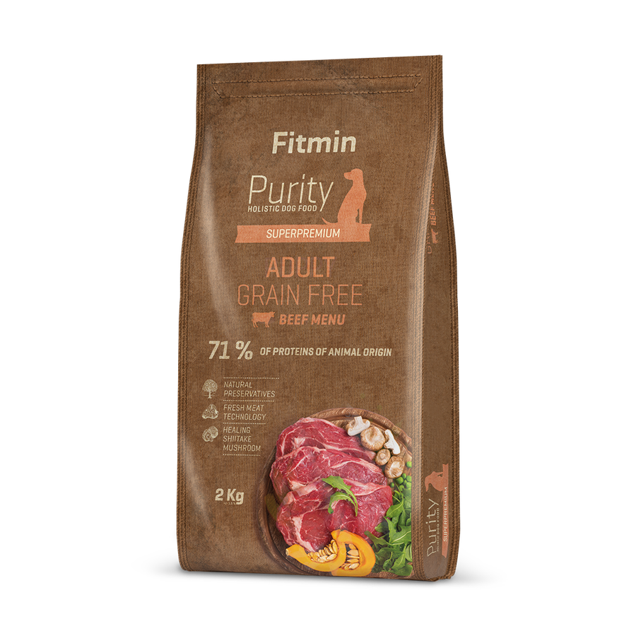 Fitmin Purity Gf Biftekli Tahılsız Yetişkin Köpek Maması 2 Kg