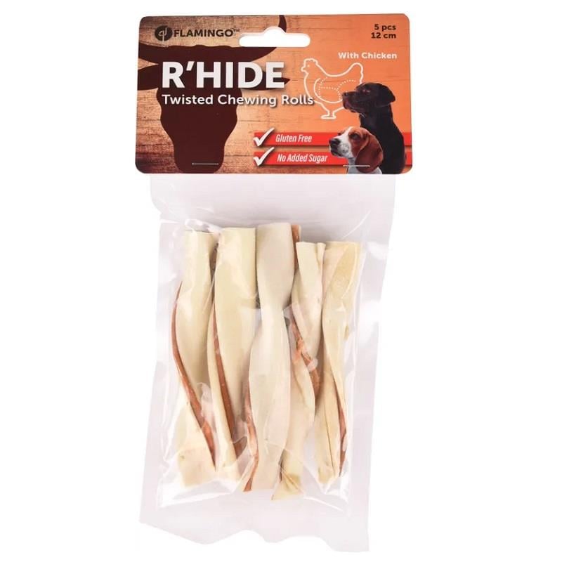 Flamingo Snacks R'Hide Rulo Tavuklu 12 Cm 5 Adet 70 Gr