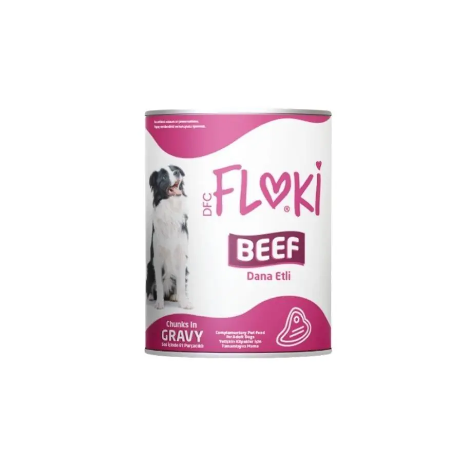 Floki Dana Etli Yetişkin Köpek Konservesi 400 Gr
