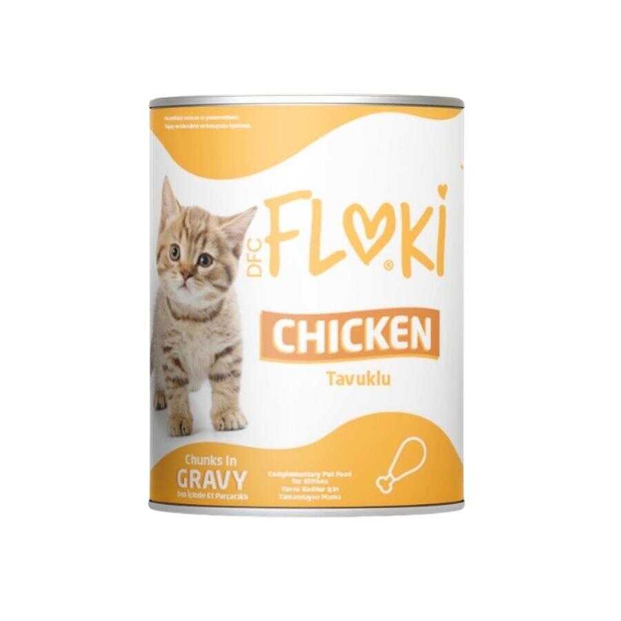 Floki Tavuklu Yavru Kedi Konservesi 400 Gr