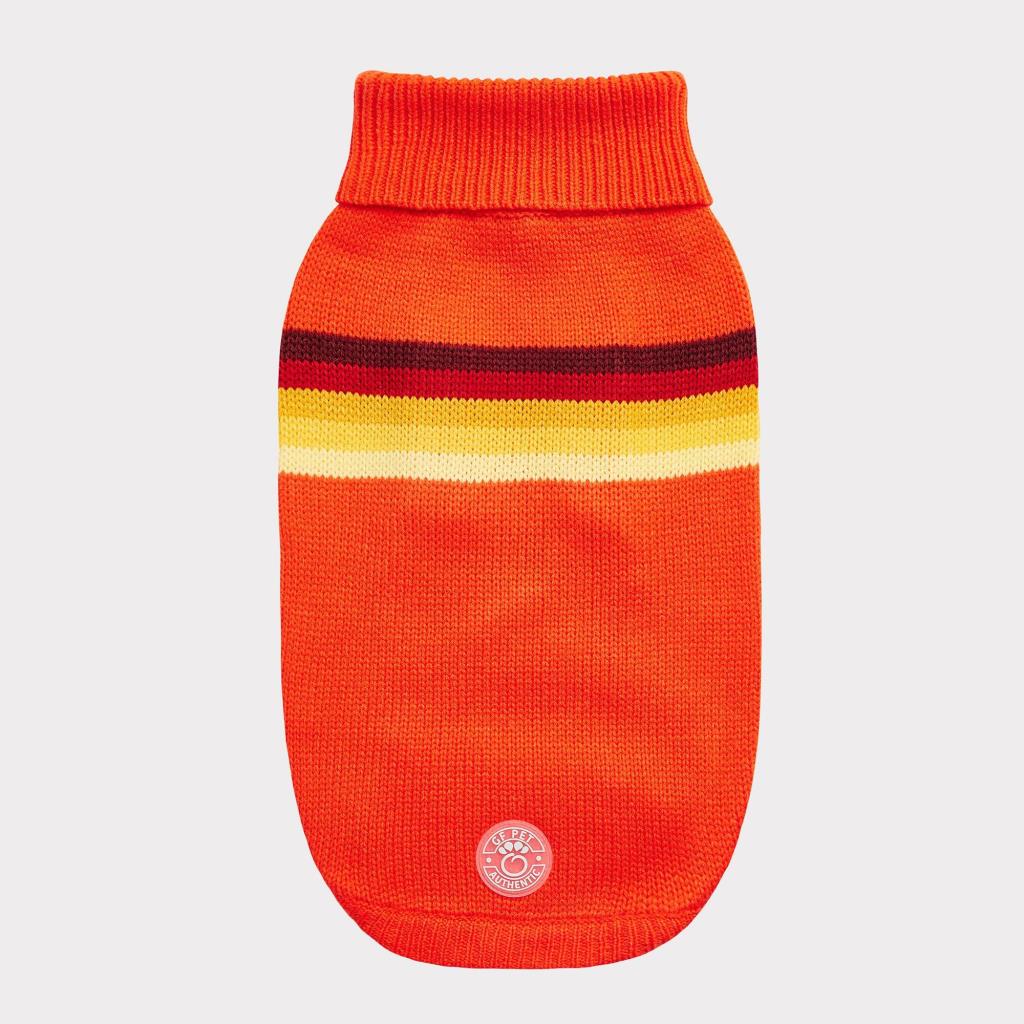 GF PET Retro Köpek Süveteri Turuncu Large