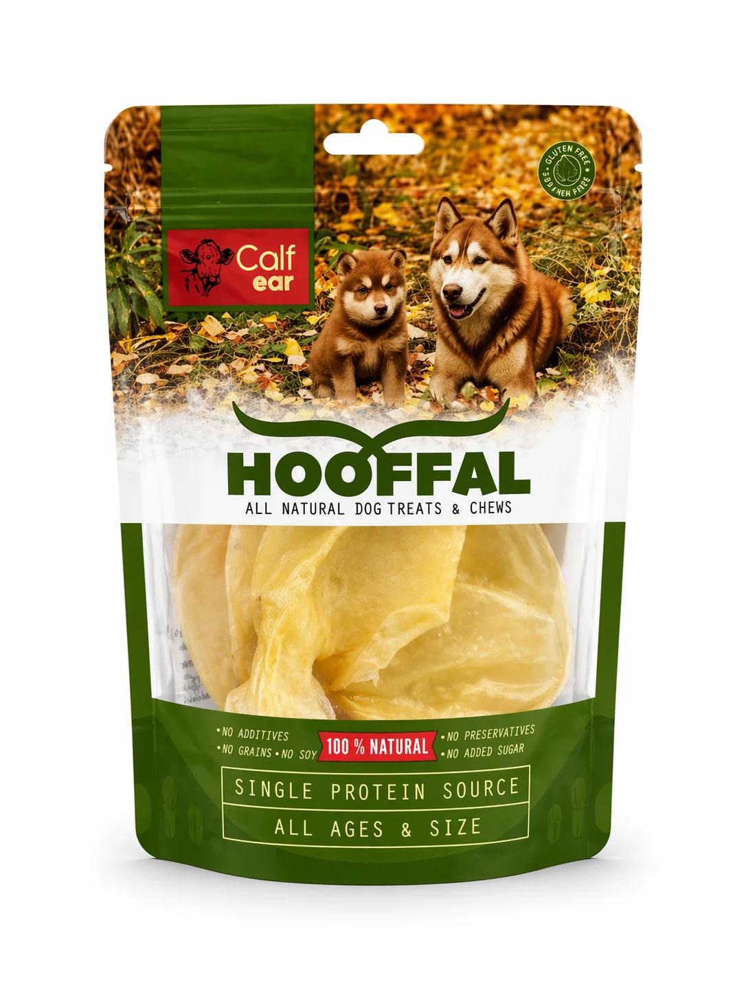 Hooffal Köpek Ödül Maması Buzağı Kulağı