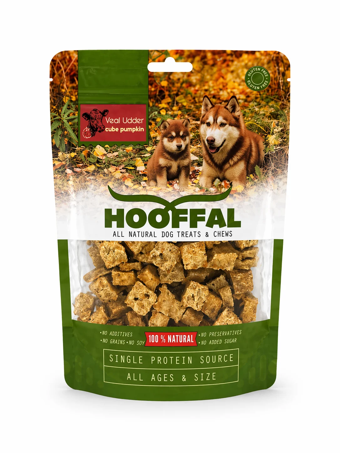 Hooffal Köpek Ödül Maması Dana Meme Küp Balkabaklı