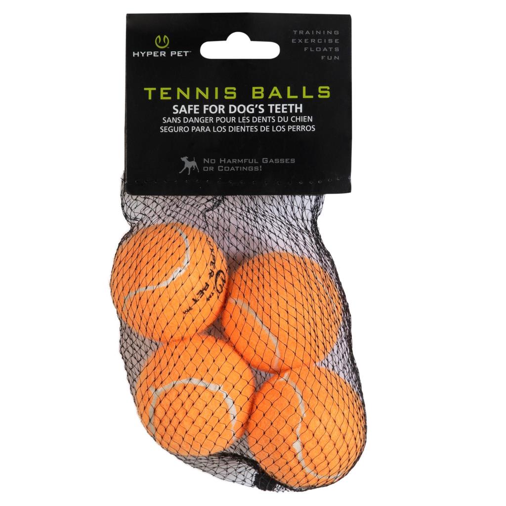 Hyper Pet 4'lü Tenis Topu Küçük Boy Turuncu 4.5 Cm