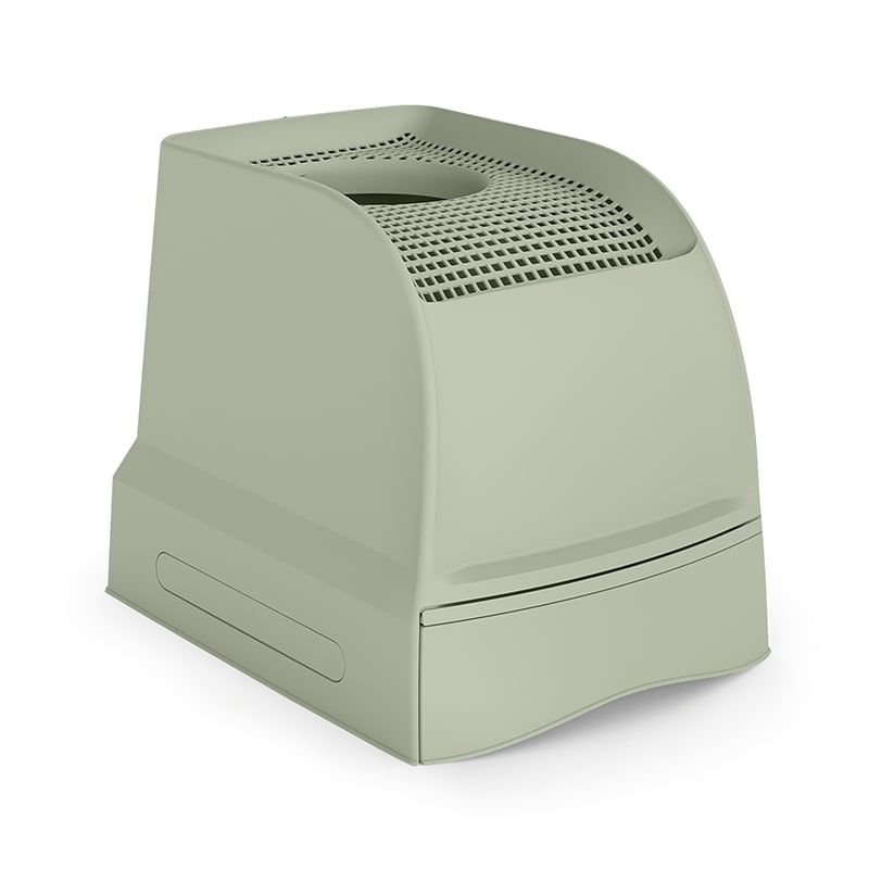 Imac Frıda New Üstten Girişli Kedi Tuvaleti Petrol Mavisi 56x40x43,5 Cm