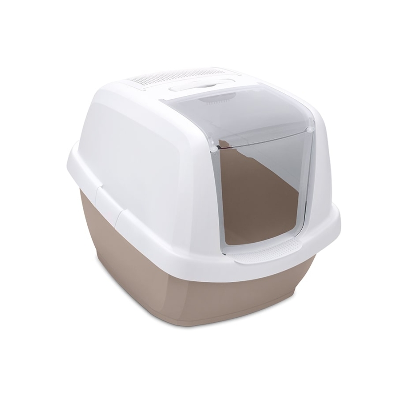 Imac Maddy Junıor Kapalı Kedi Tuvaleti Bej Beyaz 57x43x41 Cm