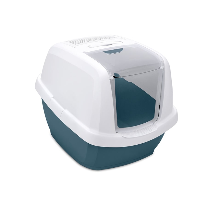 Imac Maddy Junıor Kapalı Kedi Tuvaleti Petrol Mavisi 57x43x41 Cm