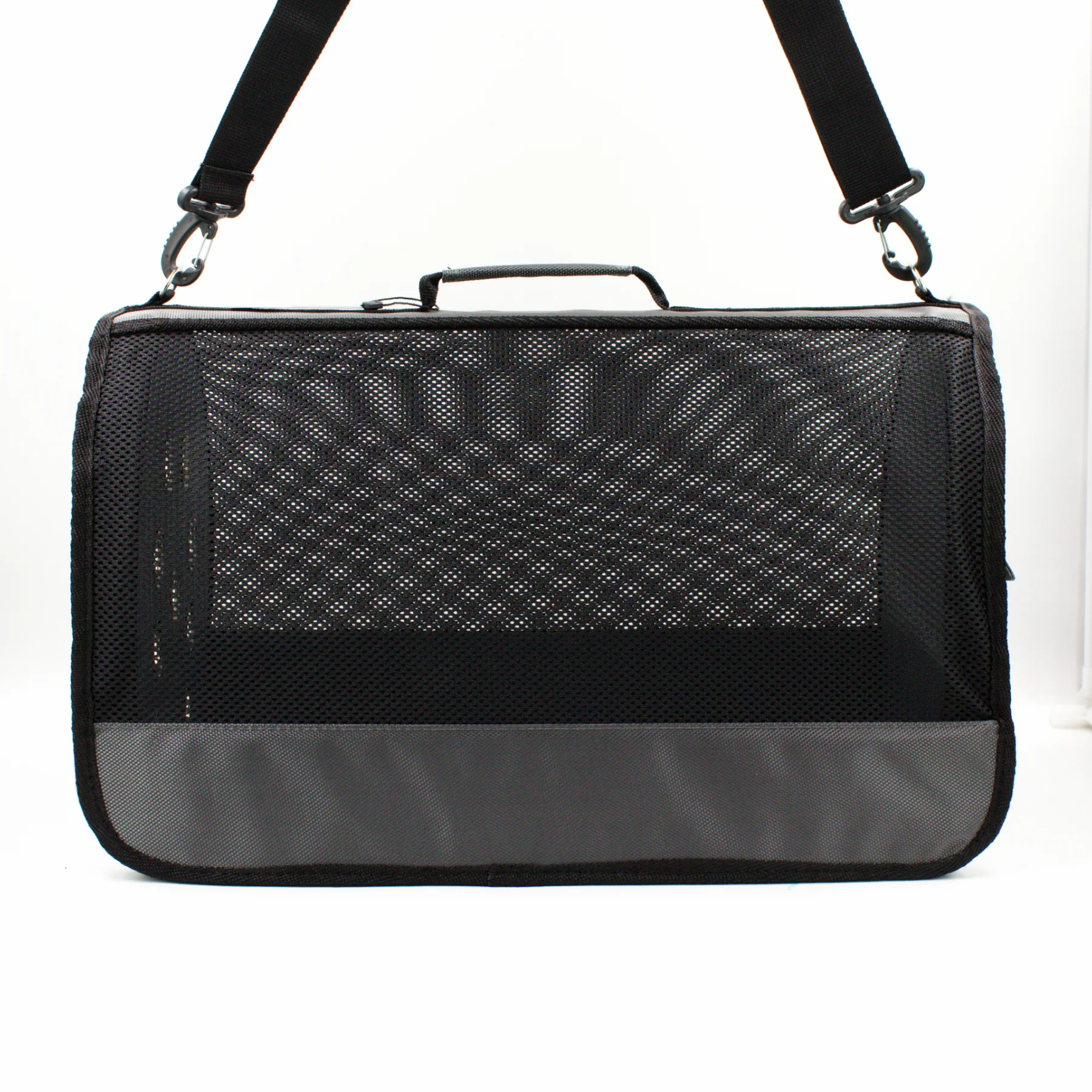 Lepus Mesh Bag Kedi Köpek Taşıma Çantası Gri 28X45X28 Cm