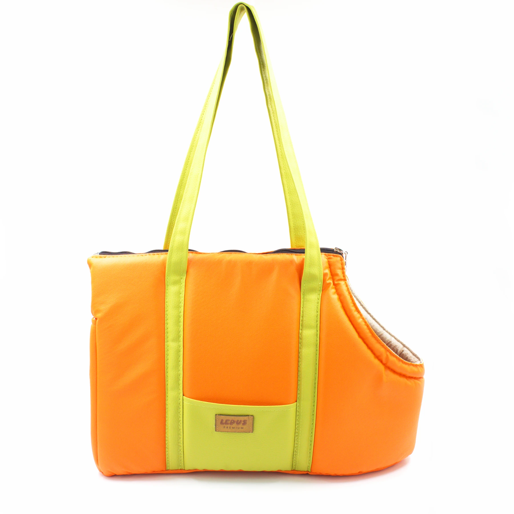 Lepus Sling Bag Kedi Köpek Omuz Taşıma Çantası Turuncu 20X49X30 Cm