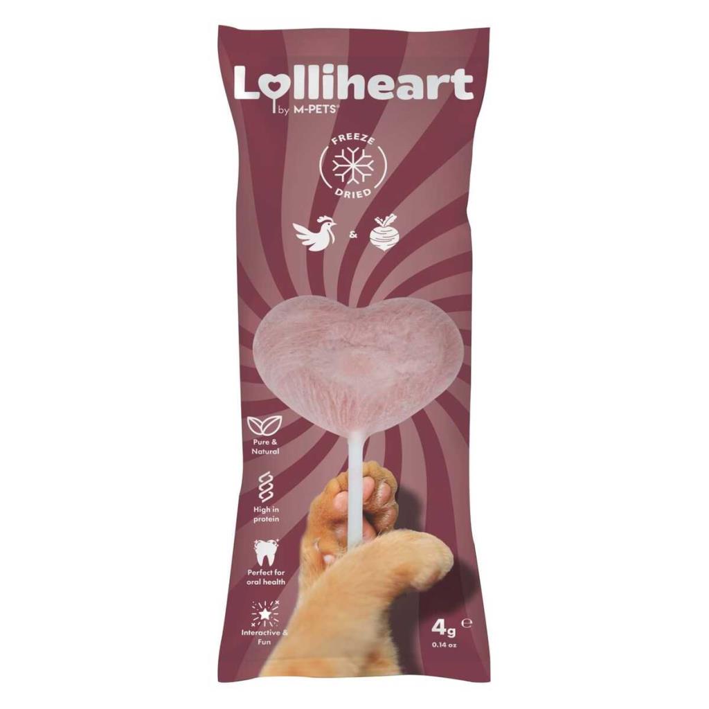 M-Pets Lolliheart Pancarlı Lolipop Kedi Ödül Maması 4 Gr