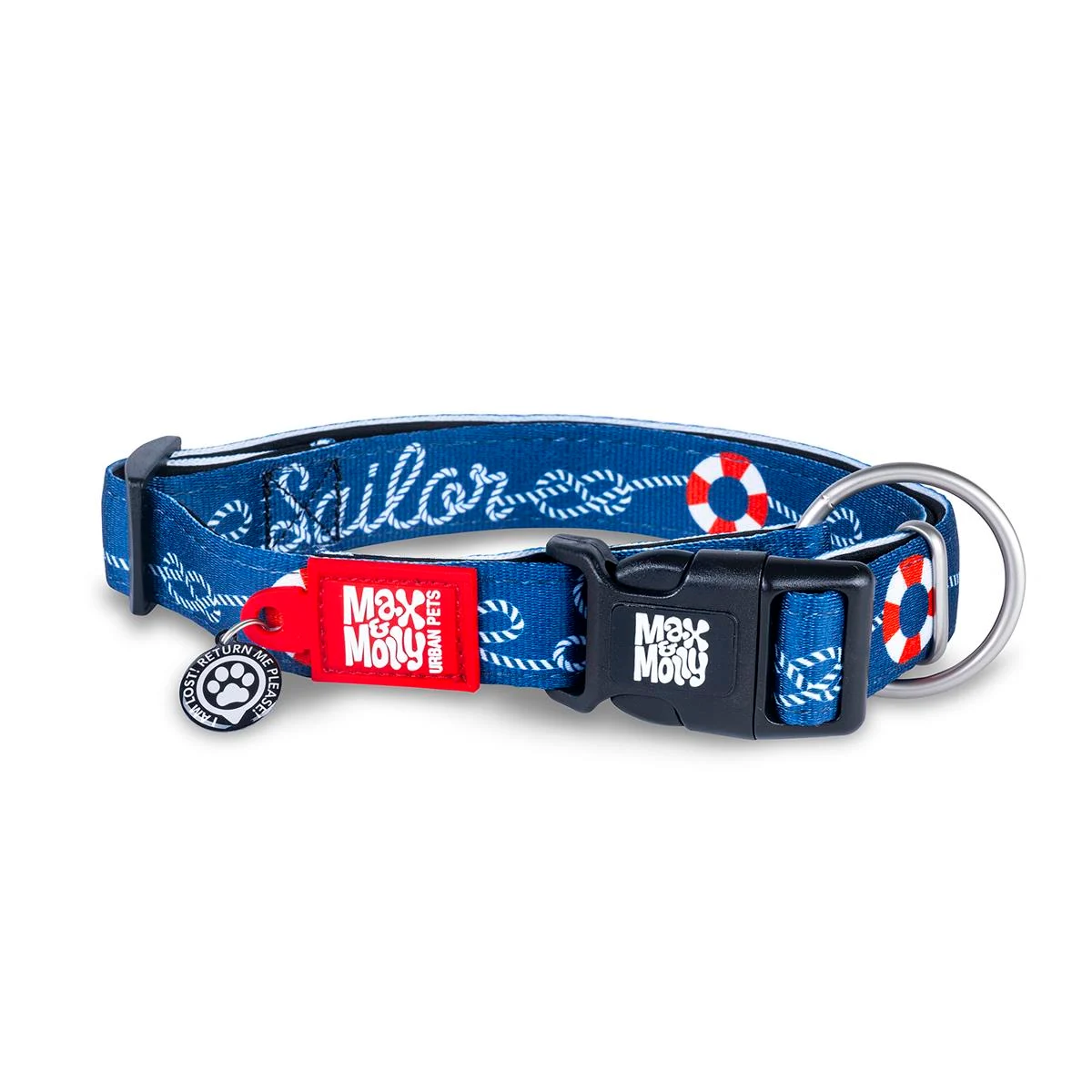 Max Molly Sailor Smart ID Köpek Boyun Tasması Small
