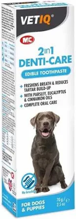 Mc VetiQ 2in1 Denti Care Köpek Ağız ve Diş Sağlığı Macunu 70 Gr