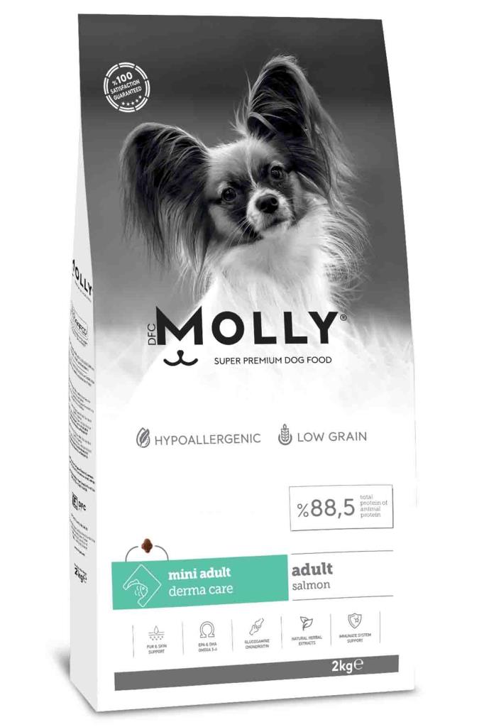 Molly Somonlu Mini Irk Yetişkin Köpek Maması 2 Kg