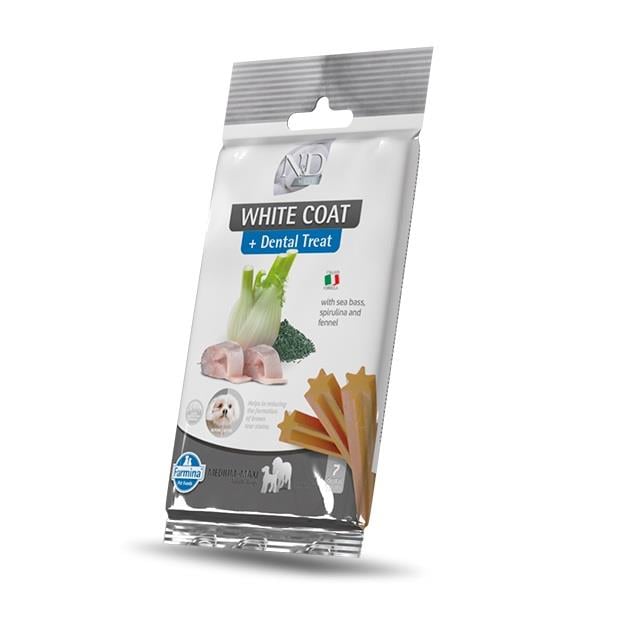 N&D Dental Treat White Coat Medium/Maxi Köpek Ödülü 60 Gr