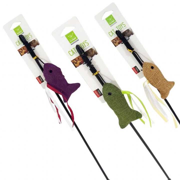 Nunbell Cats Kedi Olta Oyuncağı Balık