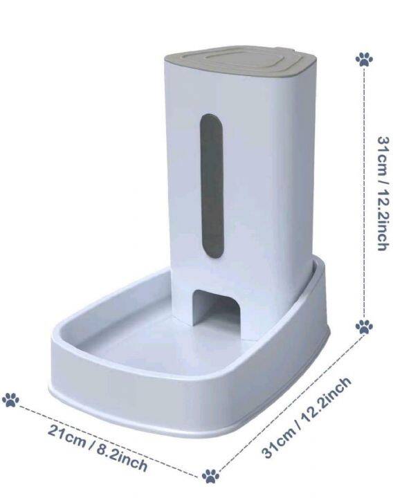 Nunbell Damacana Kedi Köpek Mama Kabı 30X22X31,5 Cm